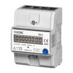 Uued tooted // 3-fazowy wskaźnik zużycia energii elektrycznej, 80A, dodatkowy wskaźnik, wyjście impulsowe, przycisk RESET, 2 moduły, DIN TH-35mm