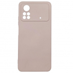 Back panel cover Evelatus Xiaomi Poco M4 Pro Nano Silicone Case Soft Touch TPU Beige