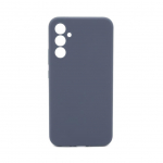 Back panel cover Evelatus Samsung Galaxy A34 5G Premium Soft Touch Silicone Case Midnight Blue