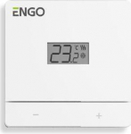 Room thermostat ENGO, White, 2xAAA battery