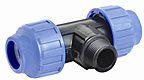 PP compression tee D40x11/4'' M