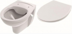 TECEbasic Rimless toilet ceramic set with