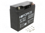 Re-battery: acid-lead | 12V | 18Ah | AGM | maintenance-free | EF