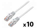 Patch cord | U/UTP | Cat: 5e | RJ45 plug,both sides | stranded | CCA | 3m