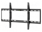 Holder: wall mounting | monitor,TV | black | permanent | 75kg