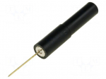 Measuring tip | 1A | 60VDC | 30VAC | black | Tip diameter: 0.6mm