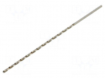Drill bit | for metal | &Oslash;: 2mm | L: 125mm | high speed steel | case