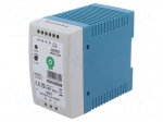 Power supply: switching | for DIN rail | 96W | 48VDC | 2A | 90&divide;264VAC