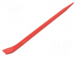 Crowbar | flat tip | L: 400mm | W: 16mm | tool steel