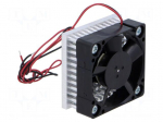 Fan: DC | axial | 12VDC | 40x40x20mm | 25dBA | ball | 5500rpm