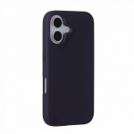 Back panel cover Evelatus Apple iPhone 16 Premium Magsafe Soft Touch Silicone Case Deep Purple