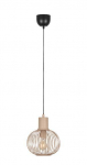 Trio Gila piekarama lampa 23 cm E27 sand brushed steel 365700166 4017807617566