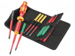 Screwdriver: insulated-set | insulated,slim | PZ/S1,PZ/S2 | 1kVAC