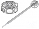 Wire | LifY-Toy | stranded | Cu | 0.04mm2 | PVC | grey | 60V | 10m | Class: 5