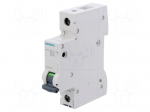 Circuit breaker | 230/400VAC | Inom: 6A | Poles: 1 | Charact: C | 10kA