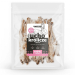 UNISZKI Rabbit ear with fur - treat for dogs - 20 pieces