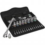 Socket wrench set 1/4'' ZYLKOP, 28 pcs.