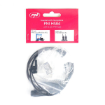 Headphone with microphone and acoustic tube PNI HS84 with 2 pins PNI-K plug only for PNI R10 and PNI R15