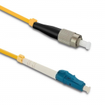 Qoltec Patchcord fiber optic FC/UPC - LC/UPC | Singlemode | 9/125 | G652D | Simplex | 5m