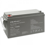 Qoltec AGM battery | 12V | 150Ah | 40.1kg | Maintenance-free | Strong | LongLife | for UPS, RV, boat, heater