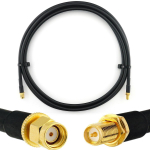 Rangeful RP-SMA Male / RP-SMA Female 2m koaksiaalkaabel &mdash; HF240 (vastab LMR240) HF240-RPSM-RPSF-2