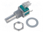 Potentiometer: shaft | single turn,vertical | 10k&Omega; | &plusmn;20% | 6mm
