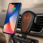 iCarer wireless car Qi charger 10W air vent gravity car mount brown (IWXC004-BN)