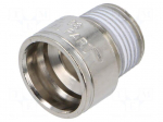 Splice terminal: socket | Thread: G 3/8" external | 8mm