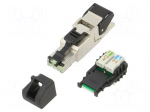 Connector: RJ45 | plug | Cat: 6a | for cable | IDC