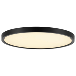 BK LED griestu lampa ar pulti 48W 5700Lm melna