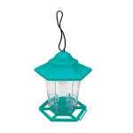 Uued tooted // Karmnik z daszkiem plastikowym, kolor zielony, wymiary: szerokość 13cm, wysokość 18 cm