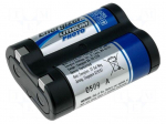 Battery: lithium | 6V | 2CR5 | PHOTO | Batt.no: 1 | 24x17x45mm
