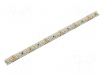 LED tape | white warm | 3528 | LED/m: 180 | 10.5mm | white PCB | IP65