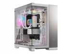Computer case Corsair  PC Case | 6500X Dual Chamber | White/Satin Gray Aluminum | Mid-Tower | Power supply included No