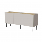 Cama FELLINI chest of drawers 150x40x70 cashmere + oiled oak top