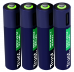 Batteries Trust USB-C Rechargeable AAA Batteries 4pack