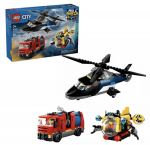 LEGO 60462 City Helicopter, Fire Truck and Submarine Remix Building Sets