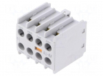 Auxiliary contacts | screw terminals | front | Contacts: NC x3 + NO