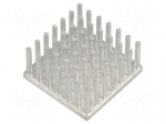 Heatsink | LED | L: 25mm | W: 25mm | H: 12.5mm | 5.3K/W