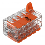 10-kontaktu spaile 221-420 15gb. Fine-stranded conductor : 0.14 &hellip; 4 mm&sup2; / 24 &hellip; 12 AWG