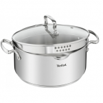 Tefal Duetto Plus Steel Pot with Draining Lid 18cm