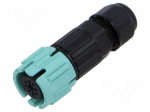 Connector: AC supply | soldering | male,female | 10A | 450V | ways: 4