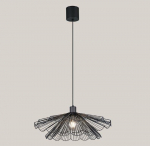 Trio Margarita piekarama lampa 50 cm E27 matt black double shade brushed steel R36431532 4017807661712