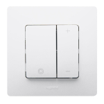 PUSH DIMMER 2 WIRES RLC 400W WHITE