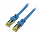 Patch cord | S/FTP | Cat: 6a | RJ45 plug,both sides | stranded | Cu | 3m