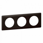 3 GANG PLATE BASALTE