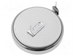 Battery: lithium | 3V | CR2450,coin | 2pin,for PCB | &Oslash;24.7x5mm | 620mAh