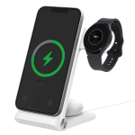 Nillkin PowerTrio 3in1 Wireless Charger MagSafe for Samsung Watch / white
