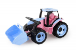 M&auml;nguala | PC | Konsoolid | Tarvikud // M&auml;nguasjad ja m&auml;ngud lastele // Pojazd traktor z łyżką w pudełku 62 cm, r&oacute;żowy
