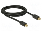 Cable | mini DisplayPort plug,both sides | DisplayPort 1.2 | black